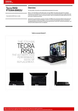 Toshiba R950 PT530A-00802U Manuel D’Utilisation