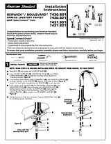 American Standard 7431.801 Manual De Usuario