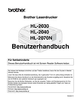 Brother HL-2040 ユーザーガイド