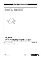 Nxp Semiconductors N/A BCP 69-16 PNP Case type SOT 223 I(C) BCP69-16 Data Sheet