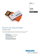 Philips USB Flash Drive FM32FD45B FM32FD45B/97 产品宣传页