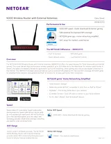 Netgear JWNR2010v5 - N300 Wireless Router 데이터 시트