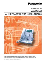 Panasonic kx-tda30ce User Manual