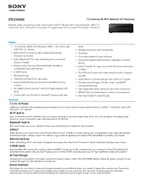 Sony STR-DN840 Specification Guide