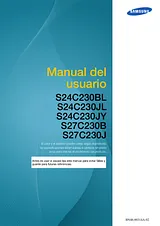 Samsung LED Monitor Monitor with Tilt Function Manuale Utente