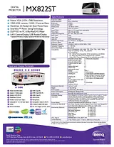 Benq MX822ST Leaflet