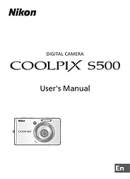 Northern Industrial Tools COOLPIX S500 User Manual