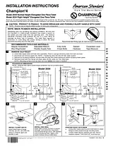 American Standard 2034 Manual Do Utilizador