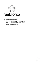 Renkforce DJ Mixer DJ10+USB DJ10+USB Datenbogen