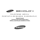 Samsung Behold II 用户手册