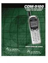 Audiovox CDM-9100 Manual Do Utilizador