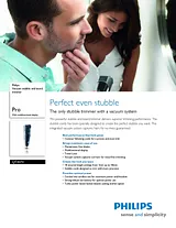 Philips Vacuum stubble and beard trimmer QT4070/32 QT4070/32 사용자 설명서