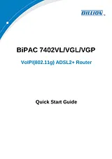 Billion 7402vgl Guide D’Installation Rapide