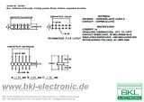 Bkl Electronic Straight double row header, 2.54 pitch Grid pitch: 2.54 mm Nominal current: 3 A 10120545 Data Sheet