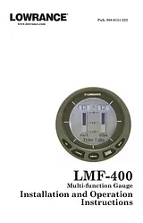 Lowrance lmf-400 Справочник Пользователя