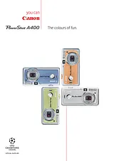 Canon PowerShot A400 Silver 9686A011 ユーザーズマニュアル