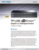TP-LINK JetStream TL-SG3216 TL-SG3216 데이터 시트