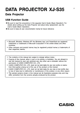 Casio XJ-S35 User Manual