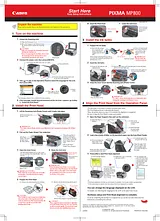 Canon pixma mp800 Instructions De Fixation