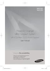 Samsung MAX-G55 ユーザーズマニュアル