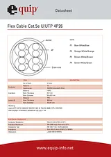 Equip Cat.5e U/UTP Patch Cable 100431-v1 Ficha De Dados