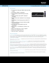 Sony STR-DH710 Guia De Especificação
