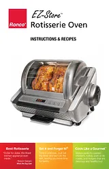 Ronco 5250 EZ-Store Stainless Rotisserie Oven Gebrauchsanleitung