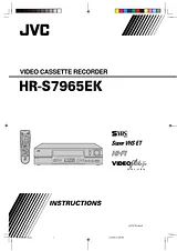 JVC HR-S7965EK Manual De Usuario