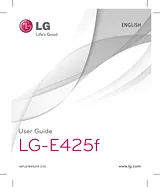 LG LGE425F Manuel D’Utilisation