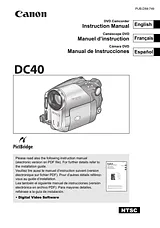 Canon DC40 ユーザーズマニュアル