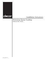 Dacor DCT305S Installation Instruction