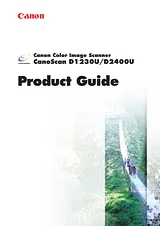 Canon CanoScan D2400UF Guide D’Information