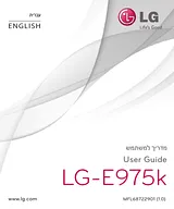 LG E975K Optimus G Manuel D’Utilisation