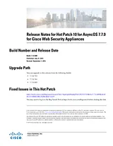 Cisco Cisco Web Security Appliance S160 Notas de publicación