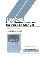 Hitachi L100 Manuel D’Utilisation