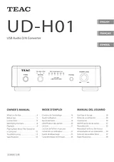 TEAC UD-H01 User Manual