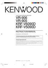 Kenwood VR-905 Manuel D’Utilisation
