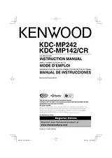 Kenwood KDC-MP142CR Справочник Пользователя