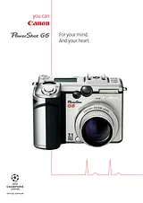 Canon PowerShot G6 9685A011 사용자 설명서