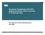 Cisco Cisco NAC Appliance 4.1.1 Leaflet