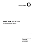 Avaya Bogen Multi-Tone Generator Instruccion De Instalación