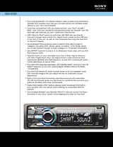 Sony DSX-S100 Leaflet
