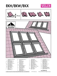 Velux Window EKH User Manual