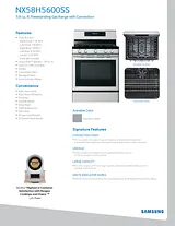 Samsung NX58J5600SG Guide De Spécification