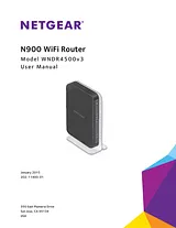 Netgear WNDR4500v3 – N900 WiFi Dual Band Gigabit Router—Premium Edition Manual Do Utilizador