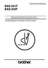Brother PROGRAMMABLE ELECTRONIC PATTERN SEWER Manual De Usuario