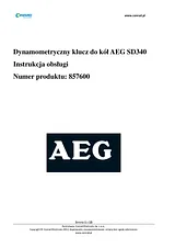 AEG SD 340 97135 Hoja De Datos
