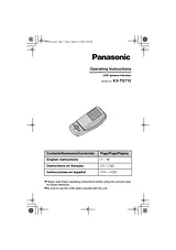 Panasonic KX-TS710 ユーザーズマニュアル