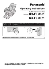 Panasonic KX-FLM671 Справочник Пользователя