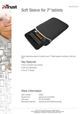 Trust Soft Sleeve for 7” tablets 18930 Folheto